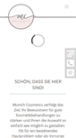 Mobile Screenshot of munich-cosmetics.de